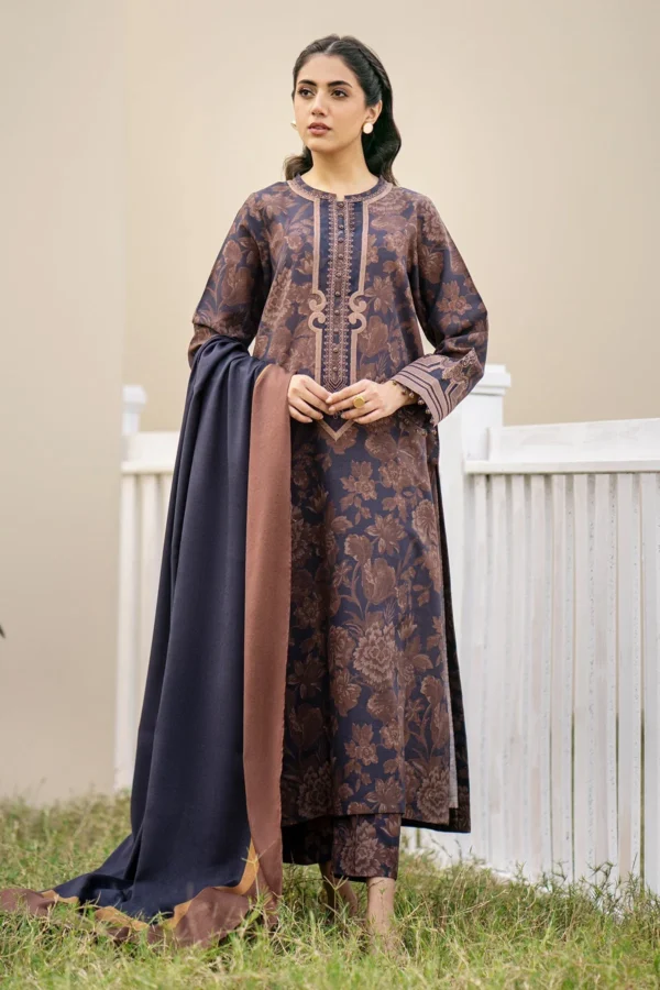 SERA X BAROQUE KHADDAR PRINTED TY-507