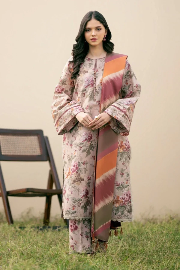SERA X BAROQUE KHADDAR PRINTED TY-509