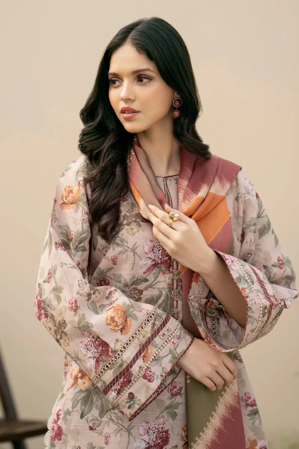 SERA X BAROQUE KHADDAR PRINTED TY-509 - Image 2