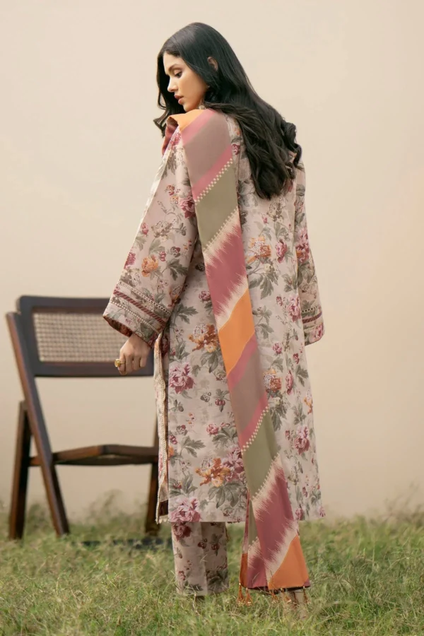 SERA X BAROQUE KHADDAR PRINTED TY-509 - Image 4