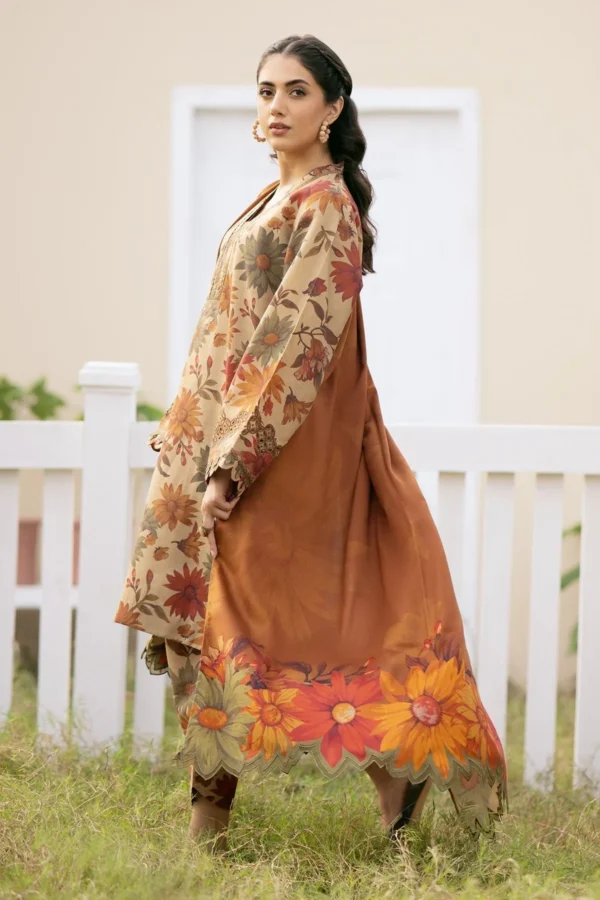 SERA X BAROQUE KHADDAR PRINTED - Image 4