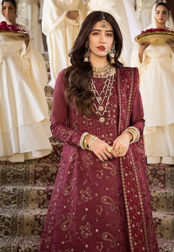 SERA'S ROYAL AJ-EMBROIDERED CHANDERI COTTON - Image 4