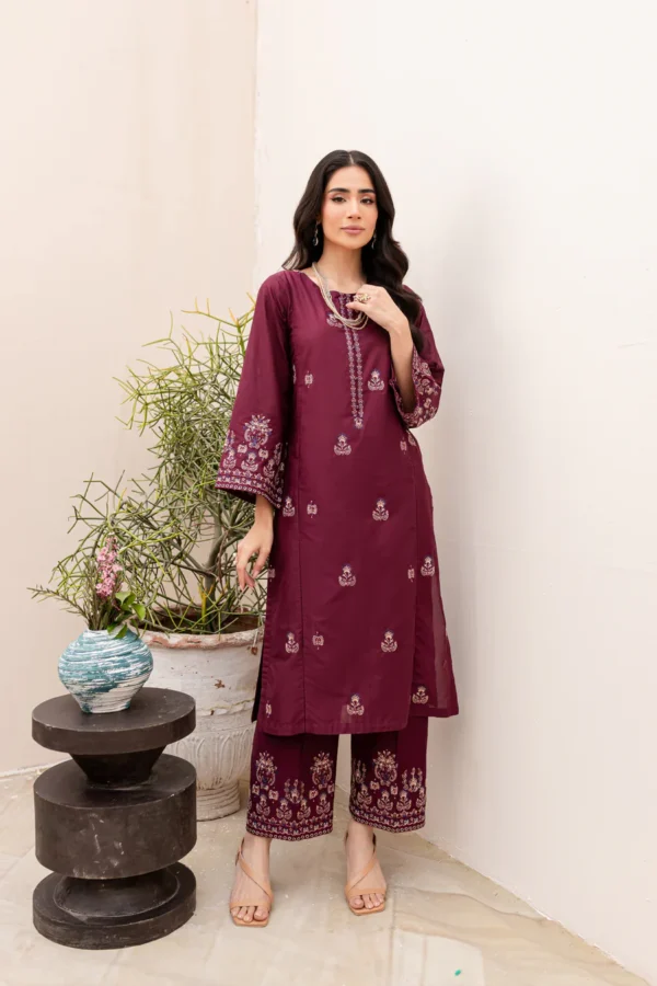 SERA X BAKHIYA KHAADAR EMBROIDERED